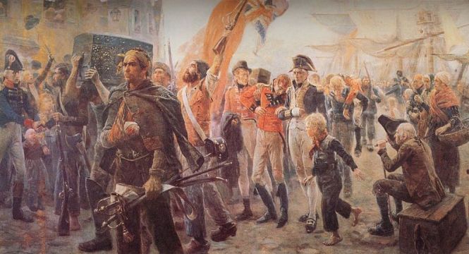 Le retour des corsaires en 1806 Maurice ORANGE