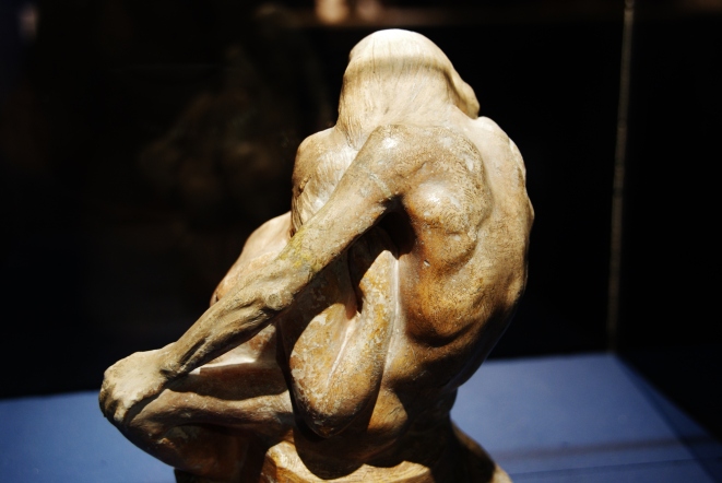 Rodin, plâtre original du bronze unique "Glaucus", musée de Boulogne-sur-mer